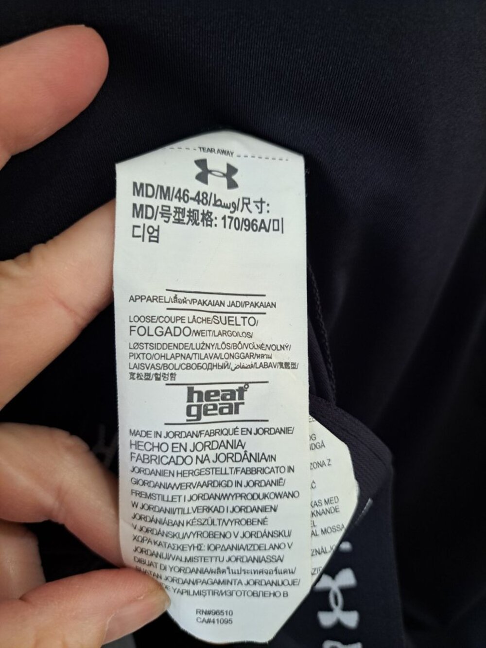 Under Armour HeatGear Womens Full-Zip Track Jacket M Black Performance Mesh - Picture 8 of 12